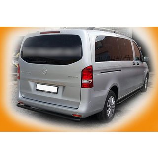 Задній захист кути AK003 Black (нерж.) фото 4