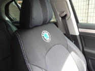 Skoda Superb 2001-2009 рр. Авточохли (кожзам↗тканина, Premium) фото 19