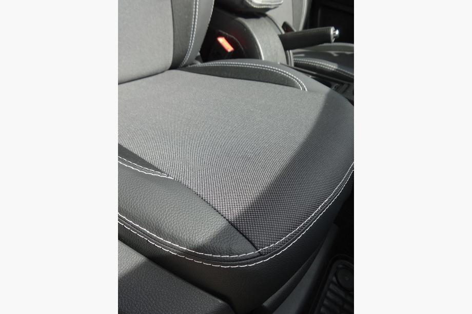 Skoda Superb 2001-2009 рр. Авточохли (кожзам↗тканина, Premium) Фото 15