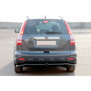 Задня дуга AK008 Black (нерж.) Honda CRV 2007-2011 рр. фото 1