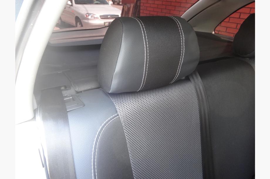 Skoda Fabia 2000-2007 рр. Авточохли (кожзам↗тканина, Premium) Фото 8