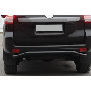 Задня дуга AK008 Black (нерж) Toyota Land Cruiser Prado 150 2009-2023 рр. фото 2