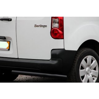Задні кути AK003 Black (нерж.) Citroen Berlingo 2008-2018 рр. фото 2