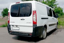 Citroen Jumpy 2007-2017 рр. Задня дуга Double Black (нерж.) фото 2