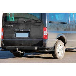 Задні куточки AK003-Double Black (нерж.) Ford Transit 2000-2014 рр. фото 1