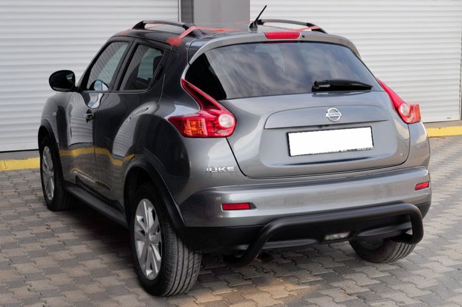 Nissan Juke 2010-2019 рр. Задня дуга AK007 Black (нерж) Фото 6