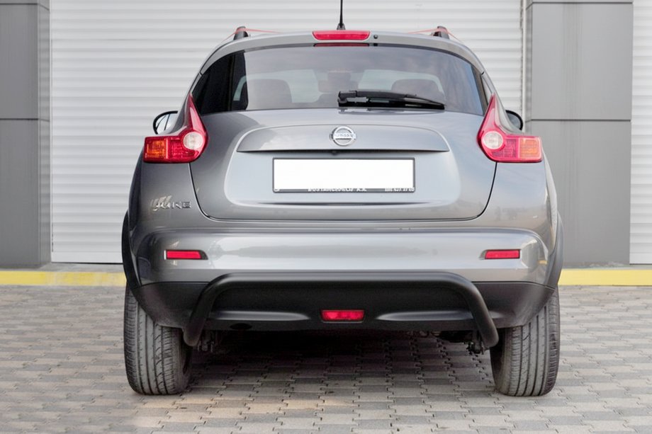 Nissan Juke 2010-2019 рр. Задня дуга AK007 Black (нерж) Фото 7