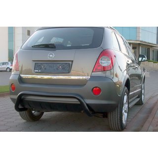 Задня дуга AK007-1 Black (нерж.) Opel Antara 2006-2017 рр. фото 1