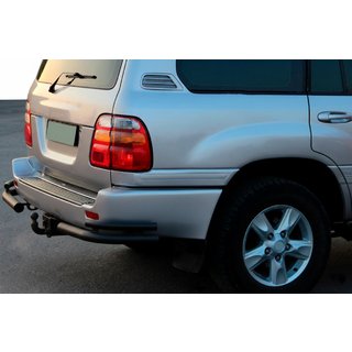Задні куточки AK003-Double Black (2 шт., нерж) Toyota Land Cruiser 100 1998-2007 рр. фото 1