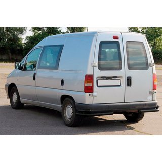 Задні подвійні куточки AK003-подвійний Black (нерж) Citroen Jumpy 1996-2007 рр. фото 4