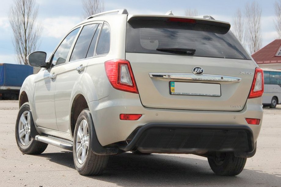 Lifan X60 2011- рр. Задня дуга AK007 Black Фото 3