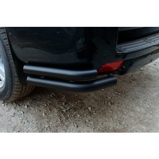 Задні куточки AK003-Подвійний Black (нерж) Toyota Land Cruiser Prado 150 2009-2023 рр. фото 3