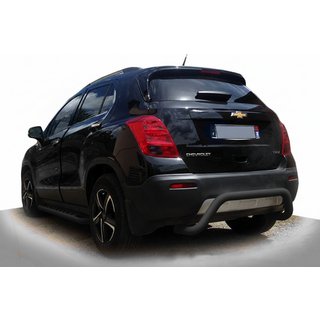 Задня дуга AK007 Black (нерж.)