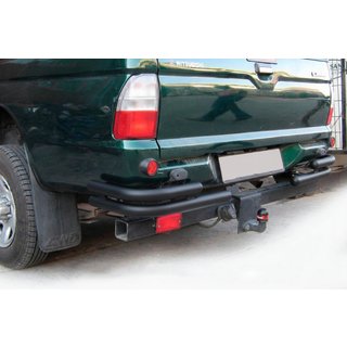 Задні кути AK003-Double Black (2 шт., нерж) Mitsubishi L200 1996-2006 рр.