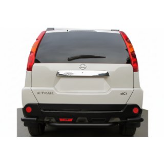 Задні кути з центральної AK0073 Black (2 шт., нерж.) Nissan X-trail T31 2007-2014 рр.