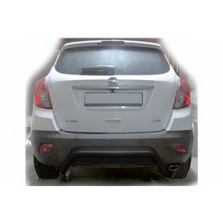 Задня дуга AK007-2 Black (нерж.) Opel Antara 2006-2017 рр.