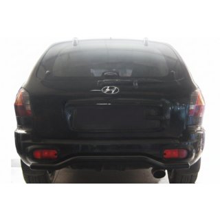 Задня дуга AK004 Black (нерж.)