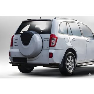 Задні подвійні куточки AK003-double Black (2 шт., нерж) Chery Tiggo 3 2005- рр. фото 1