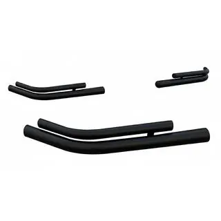 Задні подвійні куточки AK003-double Black (2 шт., нерж) Jeep Grand Cherokee WK 2004-2010 рр.