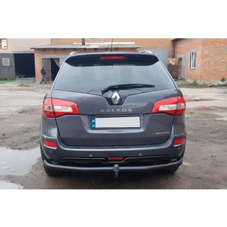 Задня дуга AK002-1 Black (нерж) Renault Koleos 2008-2016 рр. фото 3