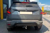 Renault Duster 2024- рр. Задній захист AK007 Black (нерж.) фото 1