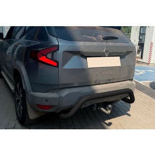Задній захист AK007 Black (нерж.) Dacia Duster 2024- рр. фото 3