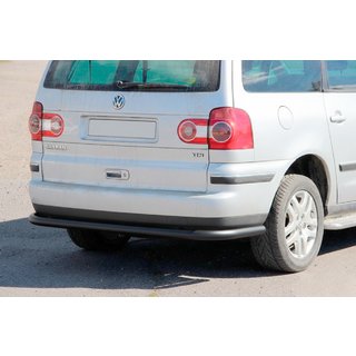 Задній захист AK005 Black Volkswagen Sharan 1995-2010 рр. фото 1