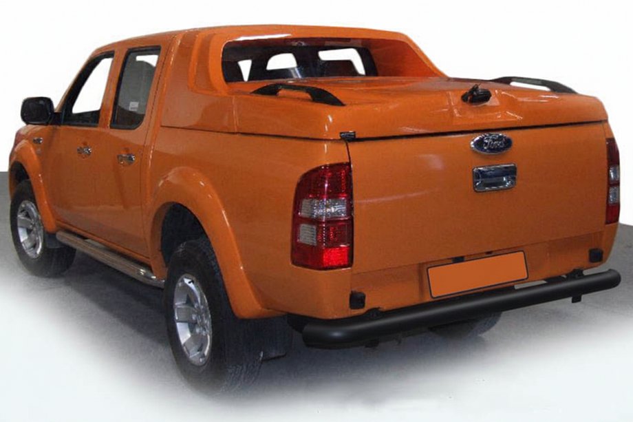Ford Ranger 2011-2022 рр. Задній захист AK005 Black (2011-2018, нерж) Фото 5