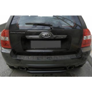 Задня дуга AK005 Black (нерж.) Kia Sportage 2004-2010 рр.