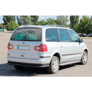 Задній захист AK005 Black Ford Galaxy 1995-2006 рр. фото 2