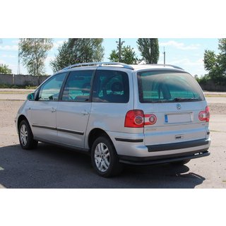 Задній захист AK005 Black Ford Galaxy 1995-2006 рр. фото 3
