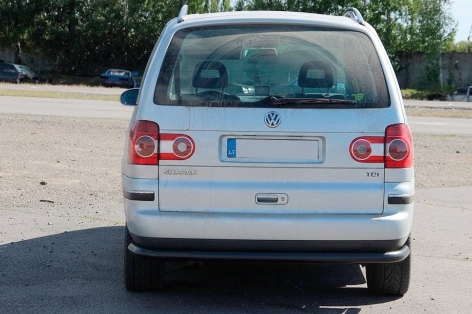 Ford Galaxy 1995-2006 рр. Задній захист AK005 Black Фото 4