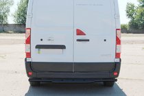 Renault Master 2011-2023 рр. Задня дуга AK011 Black (нерж.) фото 4