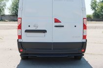 Renault Master 2011-2023 рр. Задня дуга AK008 Black (нерж.) фото 2