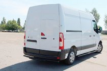 Renault Master 2011-2023 рр. Задня дуга AK008 Black (нерж.) фото 3
