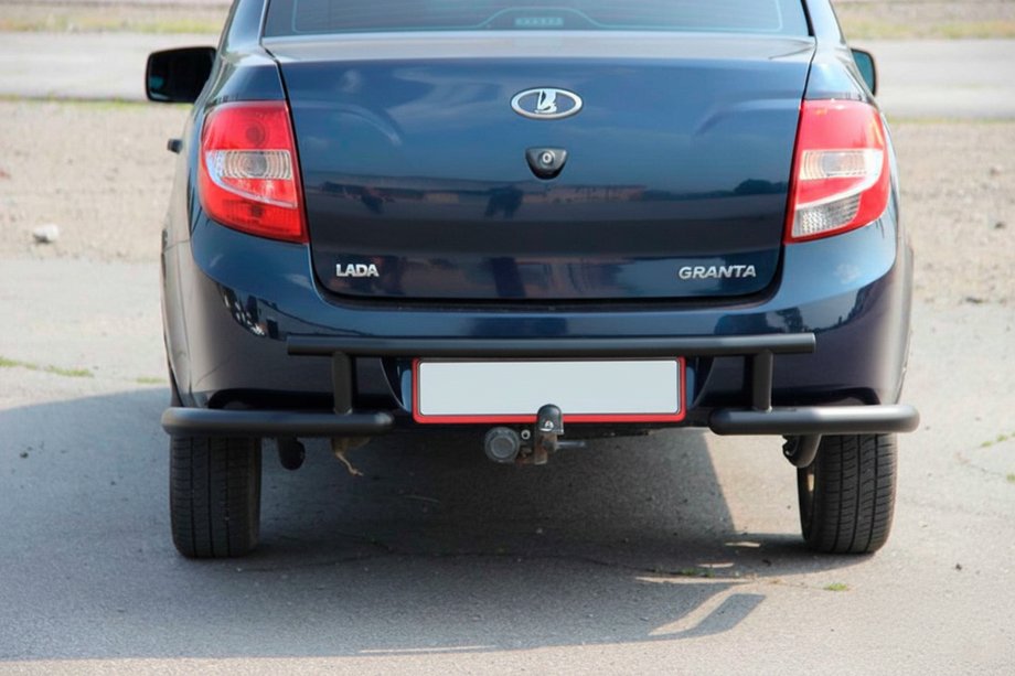 Lada Granta 2011- рр. Задня дуга AK003-2 Black Image