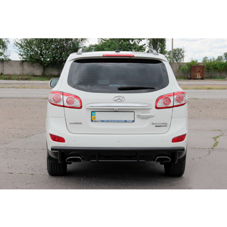 Задня дуга AK002-2 Black (нерж.) фото 1