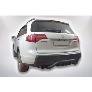 Задній захист B1-47 Black (нерж) Acura MDX 2007-2013 рр. фото 2