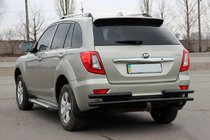 Lifan X60 2011- рр. Задня дуга AK002-2 Black фото 2