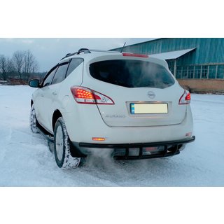 Задня дуга AK Black (нерж) фото 2