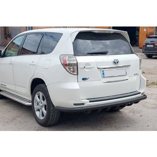 Задній захист AK005-15 Black (Тільки на EV, 2 шт., нерж) Toyota Rav 4 2006-2013 рр. фото 3