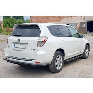 Задній захист AK005-15 Black (Тільки на EV, 2 шт., нерж) Toyota Rav 4 2006-2013 рр. фото 4
