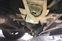 Renault Trafic 2001-2015 рр. Кенгурятник WT004 з написом Trafic (нерж.) фото 2