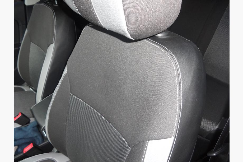 Volkswagen Passat B7 2012-2015 рр. Авточохли (кожзам↗тканина, Premium) Фото 6