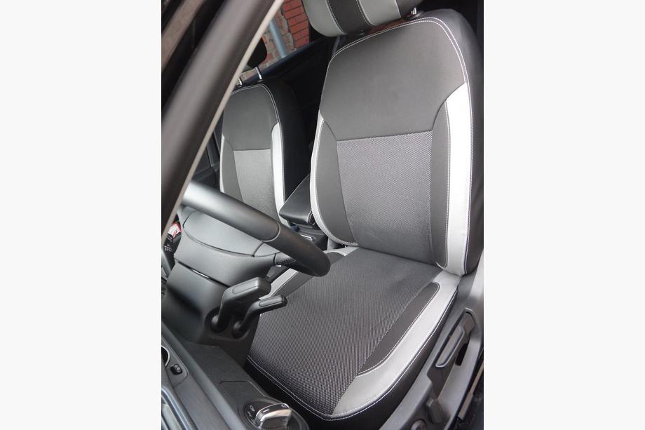 Volkswagen Passat B7 2012-2015 рр. Авточохли (кожзам↗тканина, Premium) Фото 12