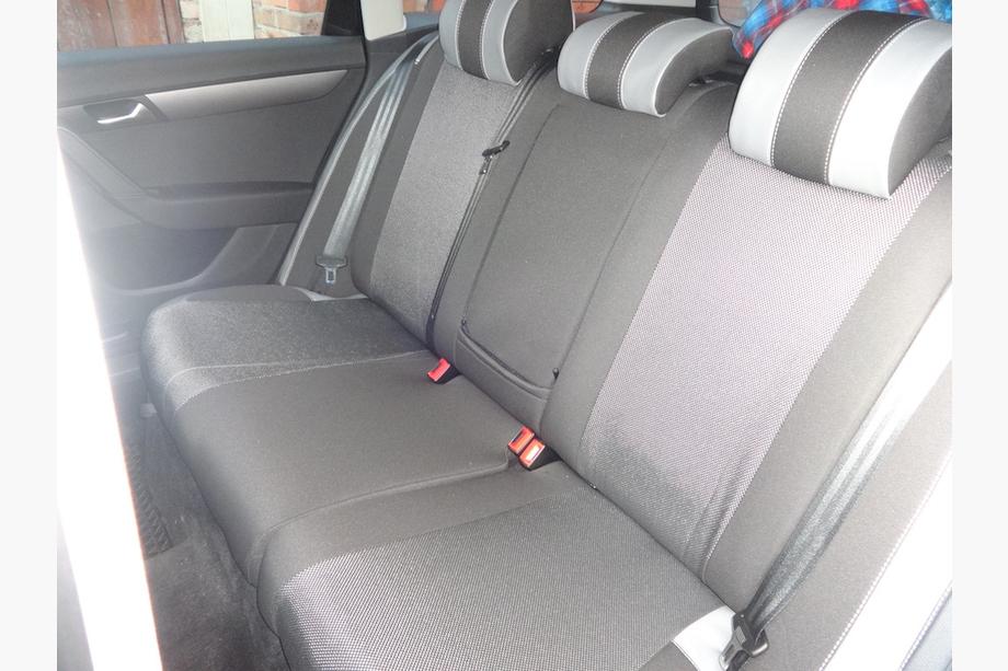 Volkswagen Passat B7 2012-2015 рр. Авточохли (кожзам↗тканина, Premium) Фото 19