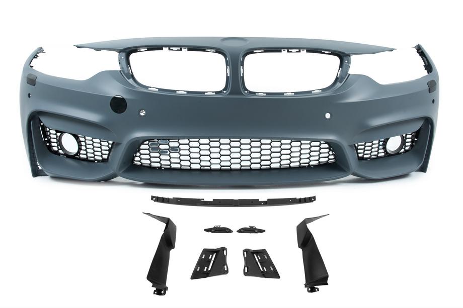 BMW 4 серія F32/F33/F36 2012-2020 рр. Передній бампер в стилі M4 F82