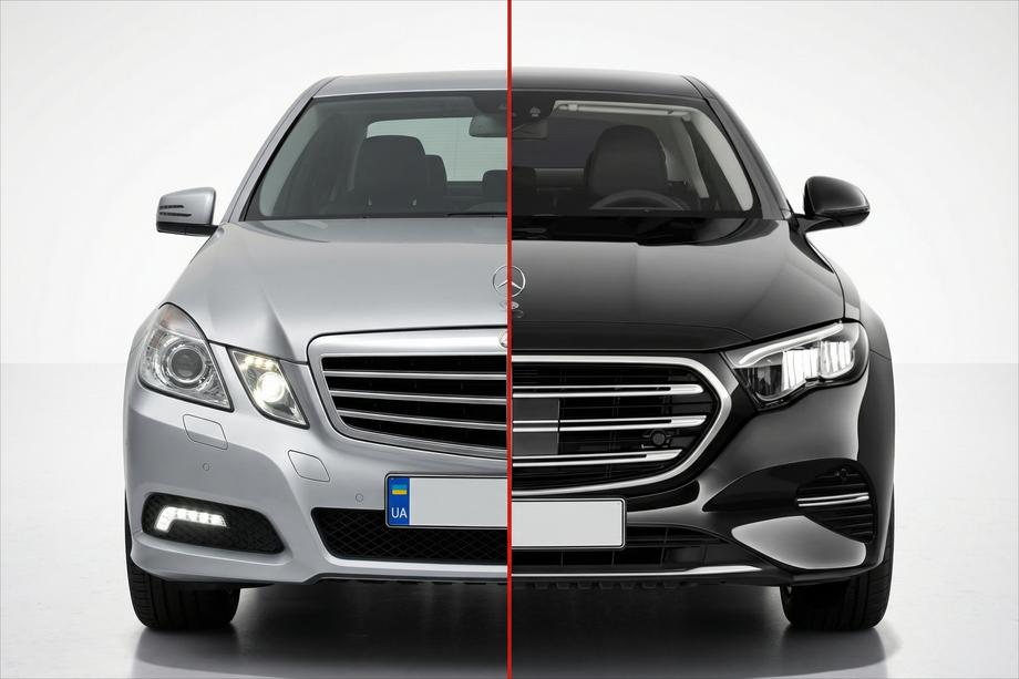 Mercedes E-class W212 2009-2016 рр. Комплект рестайлінгу в W214 Exclusive Фото 1