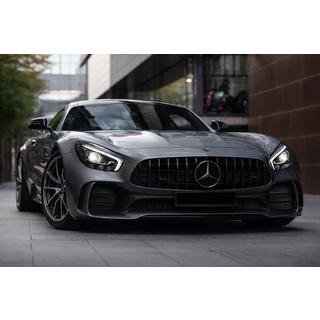 Передня решітка GT Panamericana Black (2018+) Mercedes AMG GT C190/R190 2014-2022 рр. фото 1
