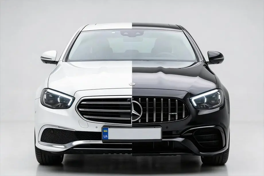 Mercedes E-class W213 2016-2023 рр. Комплект обвісів AMG E63 з заднім бампером (для 2020-2024)